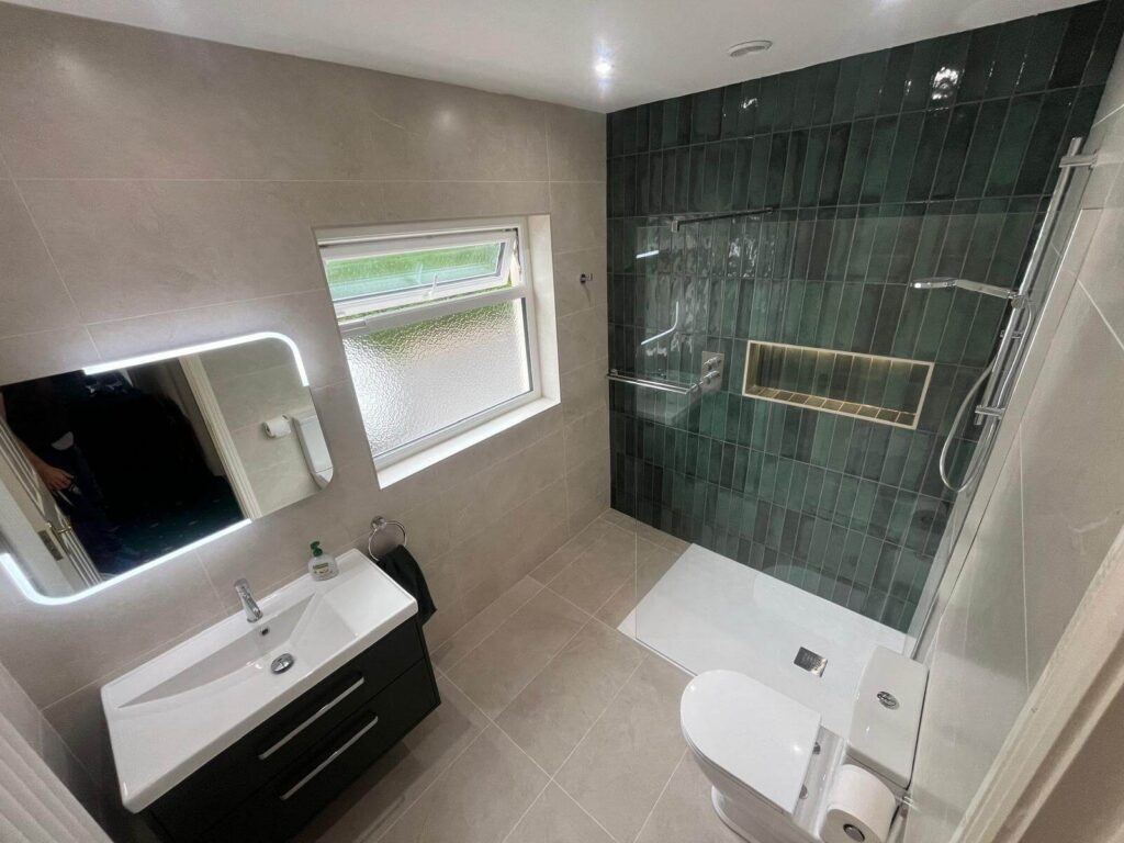 full new bathroom