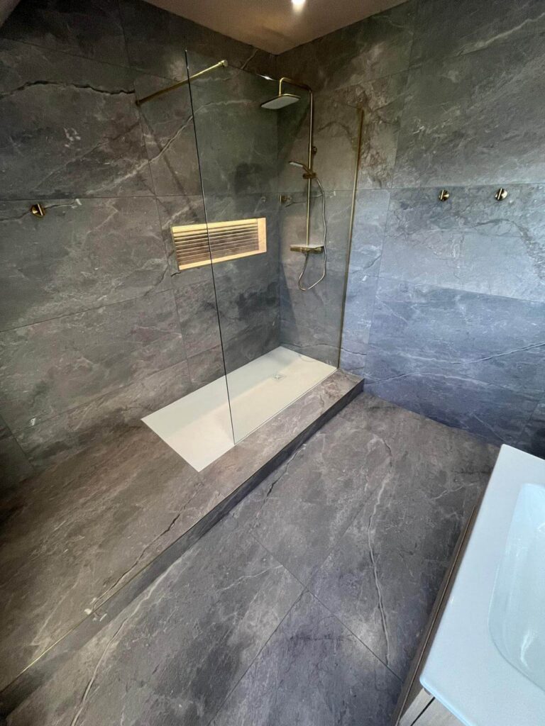 walk in shower